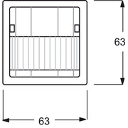Busch-Jaeger - Bussystem-Bewegungsmelder Wächter Sensor met/grmet 6122/02-803 UP 180 Komfort