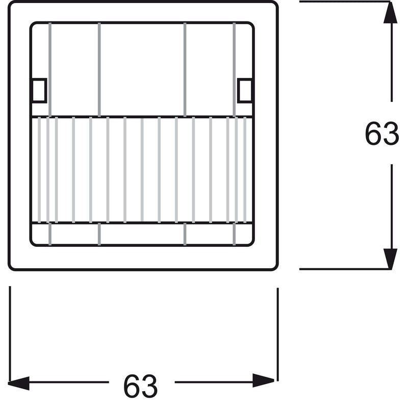 Busch-Jaeger - Bussystem-Bewegungsmelder Wächter Sensor met/grmet 6122/02-803 UP 180 Komfort