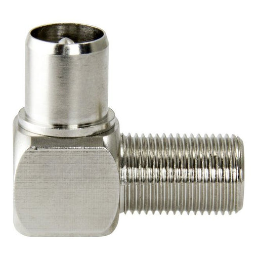 Televes - Koax-Kupplung F-Winkeladapter FK-KSW F-Bu/IEC-Stecker gew