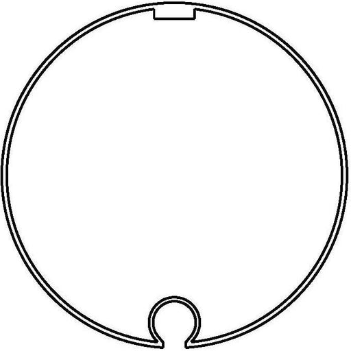 DELTA DORE - Zubehör/Ersatzteile für Tor-/Rollladenantriebe Adapter-Set Large AM60-D85R RTB f. 78 Rnd-Nutr