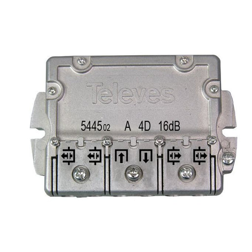 Televes - Abzweiger und Verteiler Easy-F-Abzweiger 4f. EFA 417 17dB, 5-2400Mhz