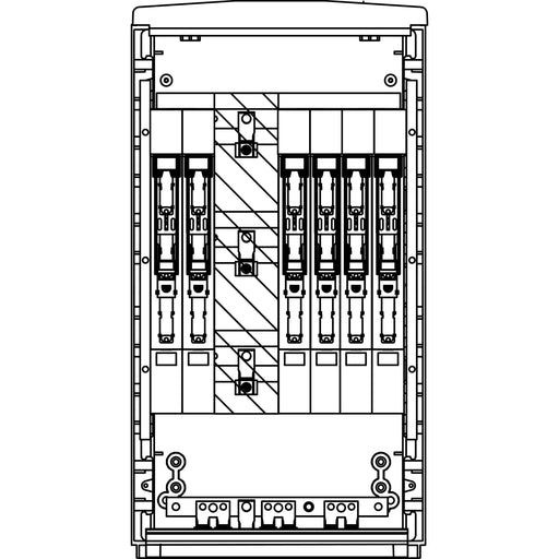 Elsta Mosdorfer - Kabelverteilerschrank LS100C.EV04 mit Sammelschienen