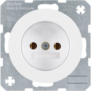 Berker - Steckdose pows/gl 6167032089 o. Schutzkontakt