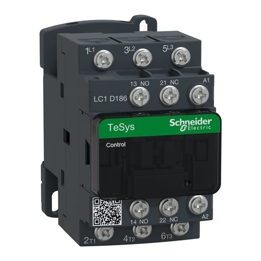 Schneider Electric - Leistungsschütz zum Schalten von Wechselstrom Leistungsschütz LC1D186G7 3-polig, 1S, 1Ö