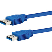 E+P Elektrik - PC-Kabel USB3.0 Verbindungskabel AA CC 304 LOSE 1,5m,blau