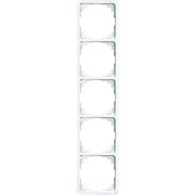Jung - Abdeckrahmen Rahmen 5-fach aws 5585 WW waage/senkrecht