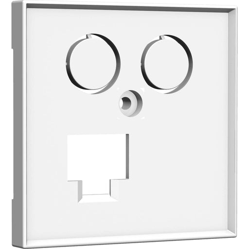 Homeway - Multi-Einsatz/Abdeckung für Daten- und Kommunikations-Anschlusstechnik Zentralplatte HW-ZL0SWFLV1 sw