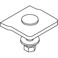 Rico - Montagematerial für Kabeltragsystem Klemmstück 173J6-A m.Schraube M8x25