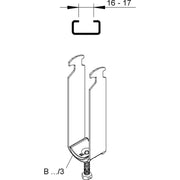 Niedax - Bügelschelle B 12/3 9-12mm
