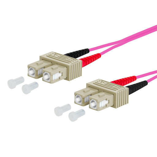 Metz Connect - Patchkabel LWL Duplexkabel SC/SC 151S1EOEO20E 50,0 OM4 2m − 1 Stück