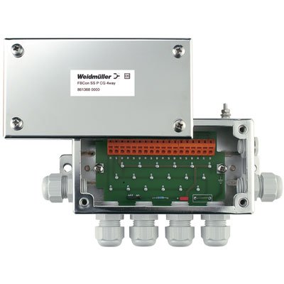 Weidmüller - Feldbus, Dez. Peripherie Kommunikations-Modul Feldbusverteiler FBCON SS PCG 4WAY
