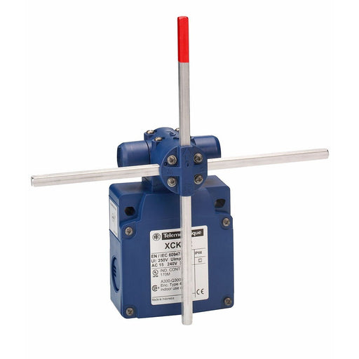 Telemechanique Sensors - Einzelpositionsschalter Kreuzschalter XCKVR44D1H29 2x(Ö+S)