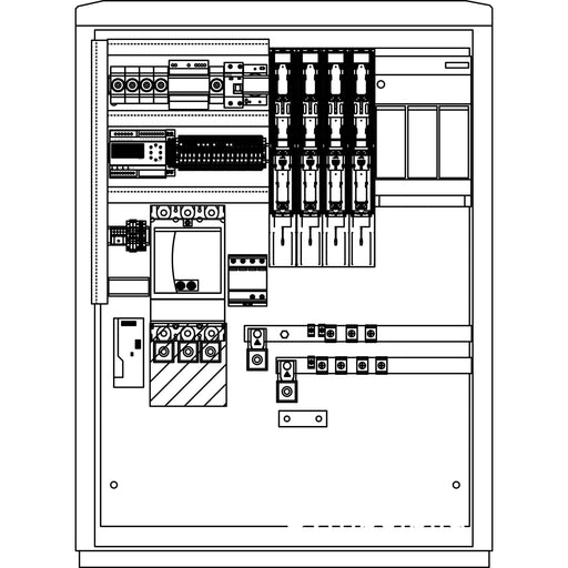 Elsta Mosdorfer - Installationskleinverteiler AC-Sammlerschrank ACFX53.10.04.0.13.G ACS FX5 1080/320
