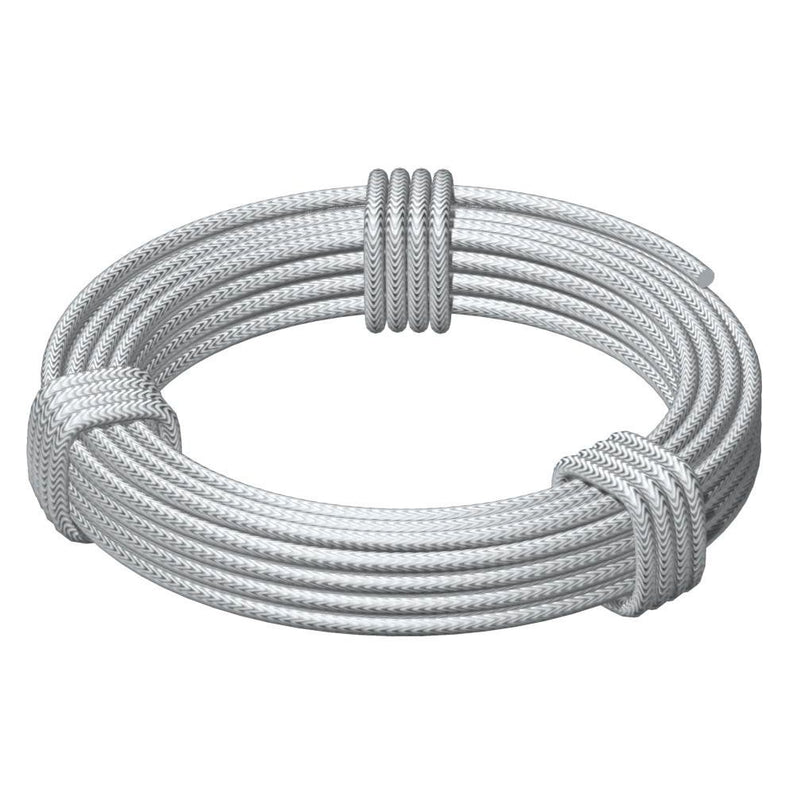 OBO Bettermann - Metallseil Stahldraht-Spannseil 957 8 G Ring 50m − 50 Meter