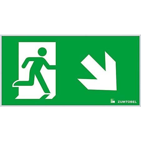 Zumtobel Group - Piktogramm für Not-/Hinweisleuchte Rettungszeichen PURESIGN150#22900414 AW/EW RZ-1RU