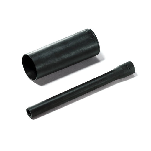HellermannTyton - Aufteilkappe Flachprofilformteil 313F343-9 PO-X BK 5 Rippe schwarz − 100 Stück