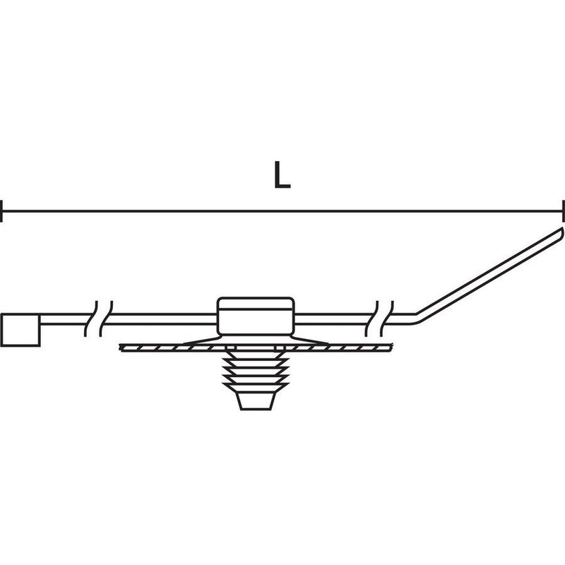 HellermannTyton - Kabelbinder Befestigungsbinder T50RFT6-MC5-BK-D1 − 500 Stück