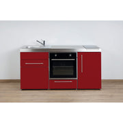 Stengel - Mini-Küche Miniküche Premiumline MPBBR170KSGKFreBliS Bordeauxrot
