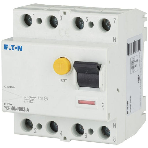 Eaton - Fehlerstrom-Schutzschalter FI-Schutzschalter PXF-40/4/003-A 40A 4p, 30mA