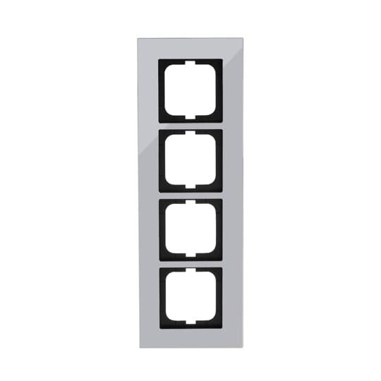 Busch-Jaeger - Abdeckrahmen Rahmen 4-fach 1724-826-101 chrom, carat