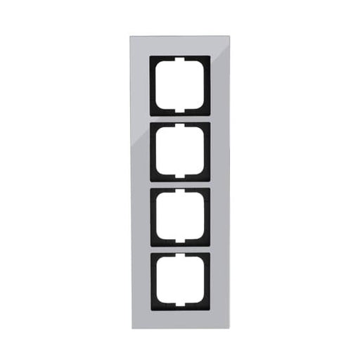 Busch-Jaeger - Abdeckrahmen Rahmen 4-fach 1724-826-101 chrom, carat