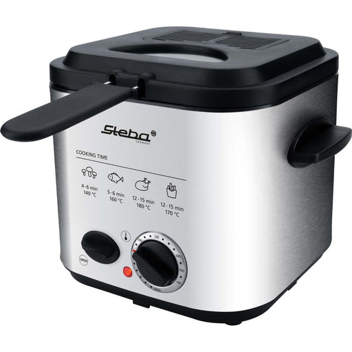 Steba - Fritteuse Mini-Fritteuse DF 95 eds/sw m.Fondue-Set,1,2L