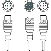 Leuze - Konfektioniertes Sensor-Aktor-Kabel Verbindungsleitung KYCN M12AM12ASPUR − 1 Stück