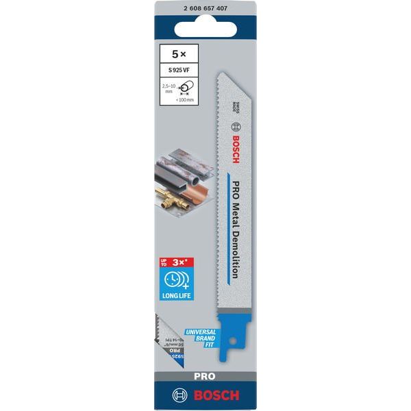 Bosch - Säbelsägeblatt PRO Metal Demolition 2608657407 S925VF