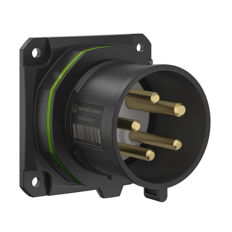 Walther Werke - CEE-Gerätestecker (IEC 60309) CEE NEO Anbaugerätestecker FW631510PH gerade 32A 5P 10h