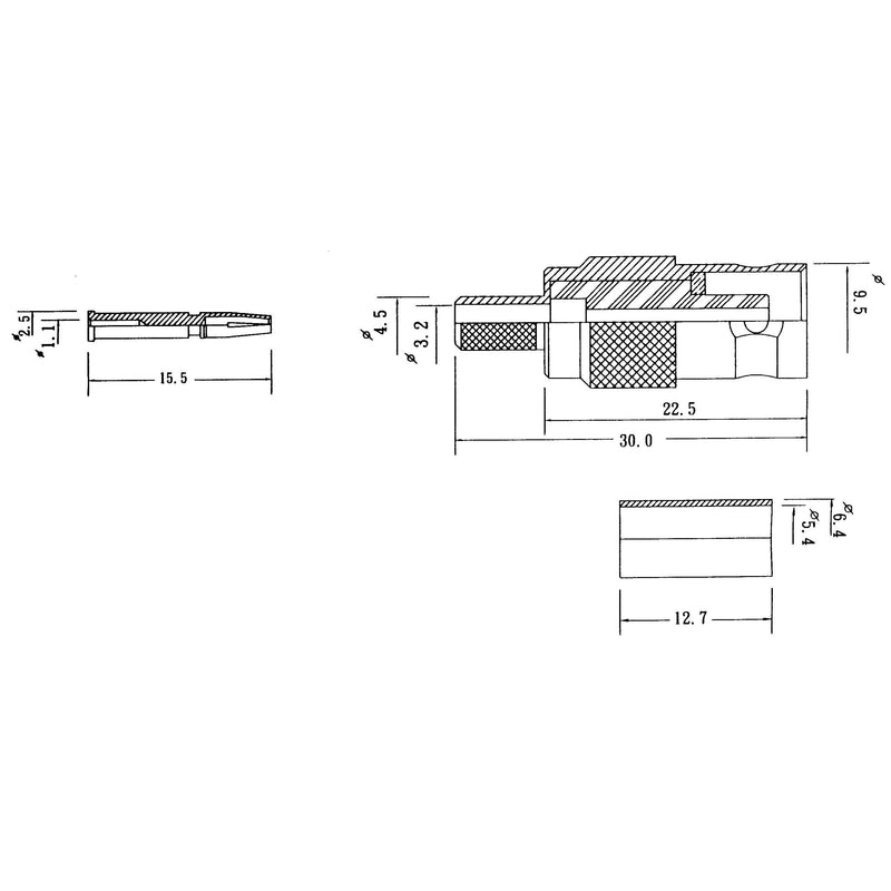 EFB-Elektronik - Koax-Steckverbinder Crimpbuchse gerade 52509.1 RG 58
