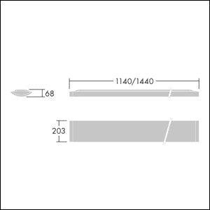 Thorn - Decken-/Wandleuchte LED-Anbauleuchte IQ SURF S #92901823 840