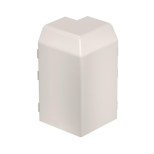 Rehau - Außeneck für Sockelleistenkanal RAUDUO Außeneck RD AE40105 cws 40/105 RAL9001 − 10 Stück