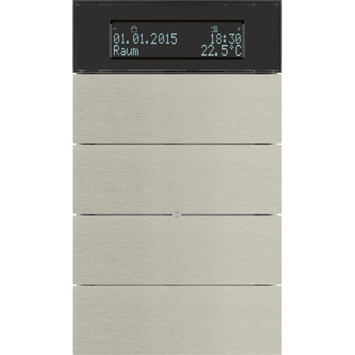 Berker - Bussystem-Mehrfach Bediengerät Tastsensor 75664593 Edelstahlm.Raumtem