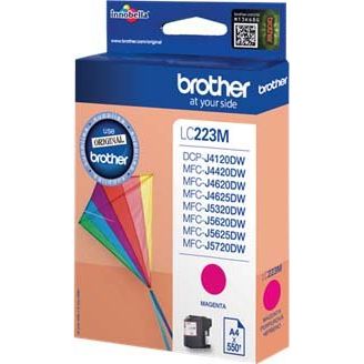 Brother - Verbrauchsmaterial für Telefax/Drucker/MFC Tintenpatrone LC-223M magenta