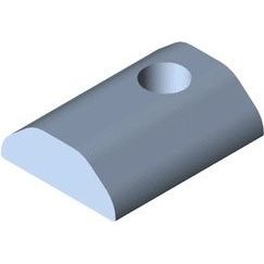Item - Gleitmutter Nutenstein 0.0.427.75 schwer, verzinkt