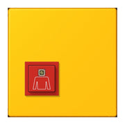 Jung - Behindertenelement für Installationsschalterprogramme Notrufsystem Ruftaster NRS LC 0834 RT 263 le jaune vif