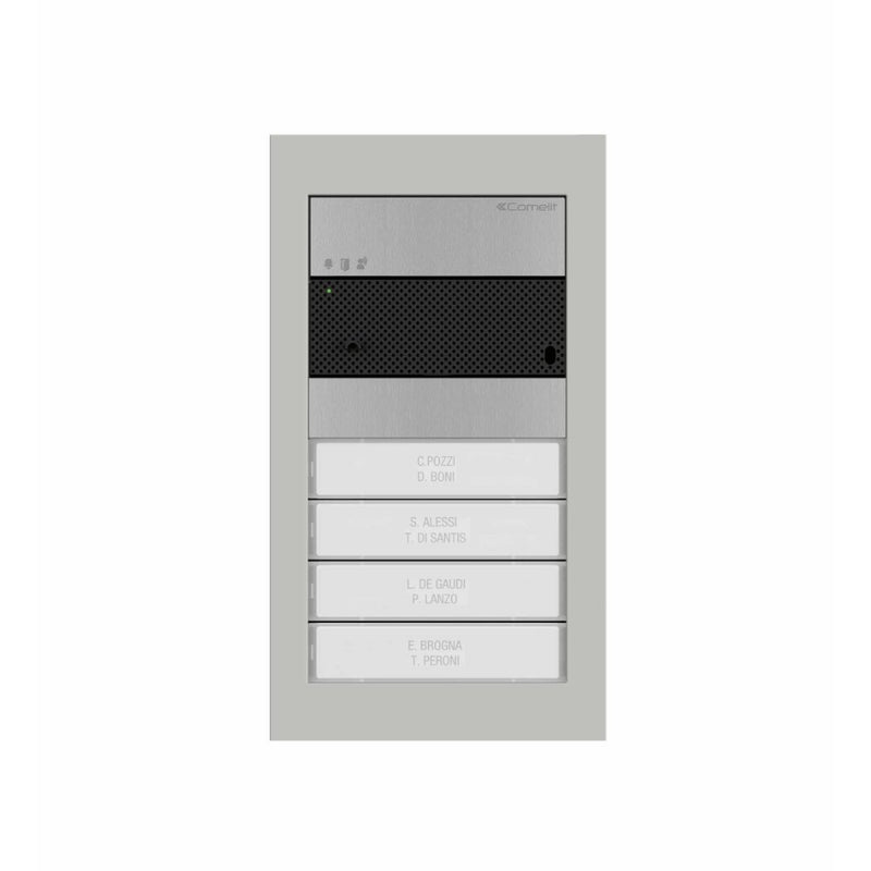 Comelit - Montageelement für Türstation Adapterrahmen UT9154B sw, 4-Module