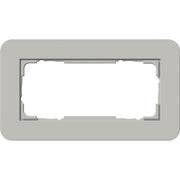 Gira - Abdeckrahmen 2fach o.M 1002412 Grau/Reinweiß