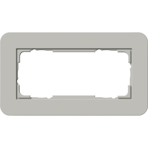 Gira - Abdeckrahmen 2fach o.M 1002412 Grau/Reinweiß