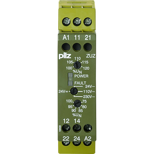 Pilz - Spannungsüberwachungsgerät ACV/DCV-Überwachungsrelais ZUZ #827100 24VDC 24/110/230VAC