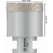 Bosch - Bohrer PRO Ceramic dry 2608587124 Trockenbohrkrone 45
