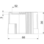 OBO Bettermann - Endtülle für Installationsrohre Rohrendtülle 129 TB PG48 teilbar, PG − 20 Stück