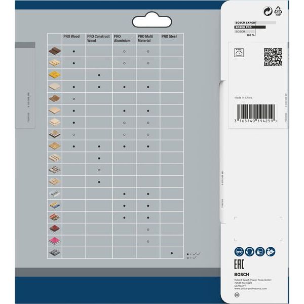 Bosch - Kreissägeblatt PRO Construct Wood 2608640632 Kreissägeblatt 180 x