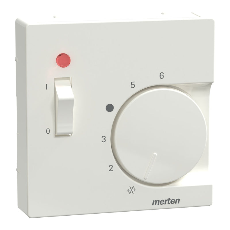 Merten - Abdeckung/Bedienelement für Installationsschalterprogramme Zentralplatte pws/gl 534819 für RT.- Einsatz