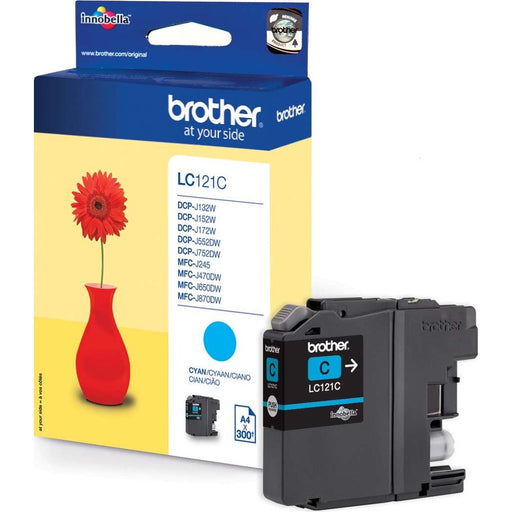 Brother - Verbrauchsmaterial für Telefax/Drucker/MFC Tintenpatrone LC-121C cyan