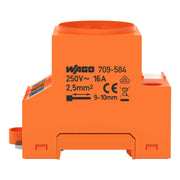 WAGO - Steckdose Reiheneinbau Schaltschrank-Steckdose 709-584