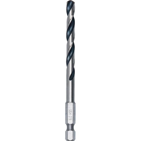 Bosch - Bohrer HSS PointTeQ 2608577528 Sechskantbohrer 6,0
