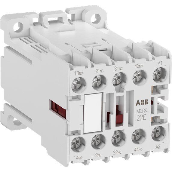 ABB Stotz S&J - Hilfsschütz, Relais Kleinhilfsschütz MCRK040ATD 4S, 24V DC 2W