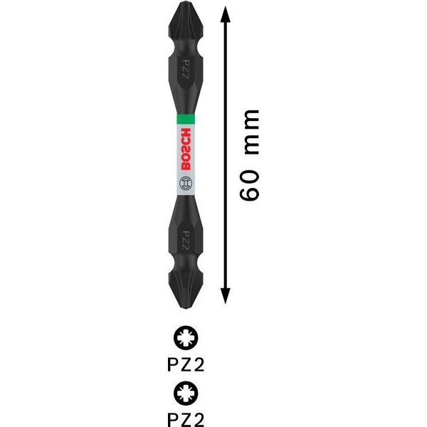 Bosch - Bit PRO Impact Schrauberbit 2608522549 mit Doppelklingen u
