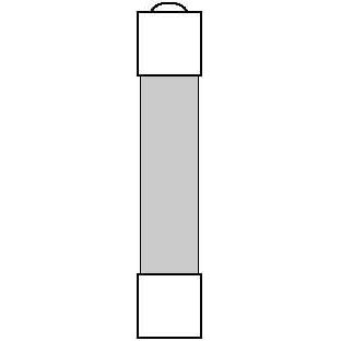 Eska - Zylindrische Sicherung G-Sicherungseinsatz 5x25mm 527.026 F 8A m.Kennmelder − 10 Stück